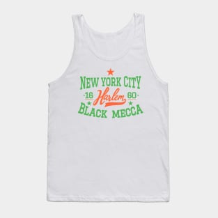 Black Mecca Harlem New York - Harlem Logo - Black Mecca Harlem Shirt Tank Top